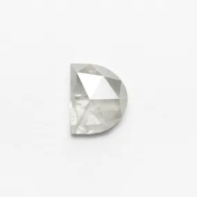 0.77ct 6.53x5.30x2.36mm Half Moon Rosecut 19617-33