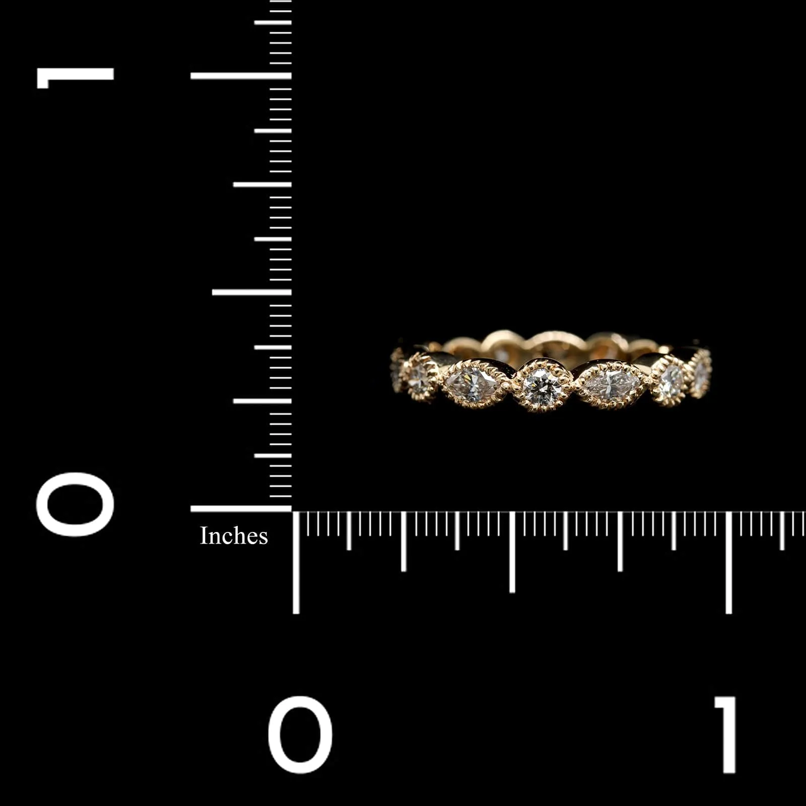 14K Yellow Gold Estate Diamond Eternity Band