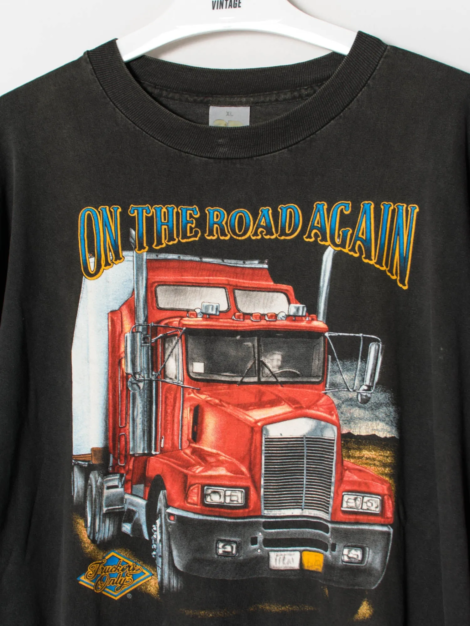 3D On The Road Cotton Long Sleeves Tee