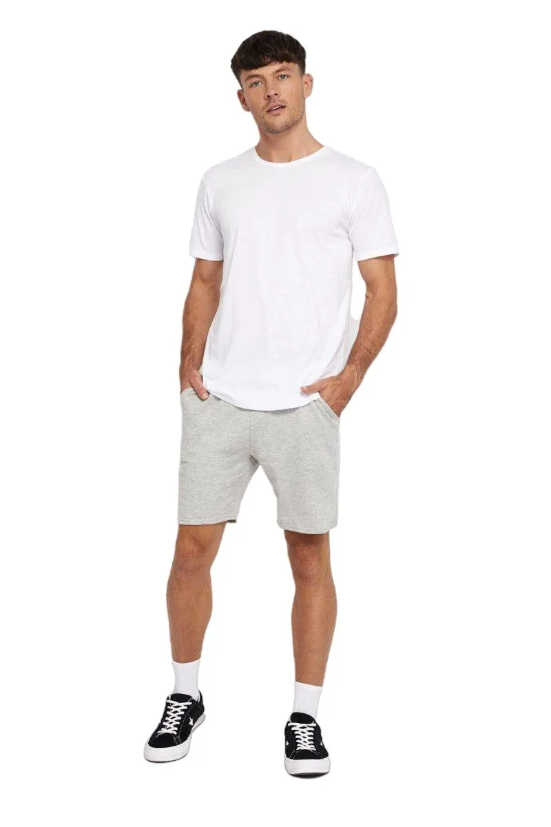 5 x Bonds Mens Essentials Short Cotton Pockets Shorts Shadow Marle