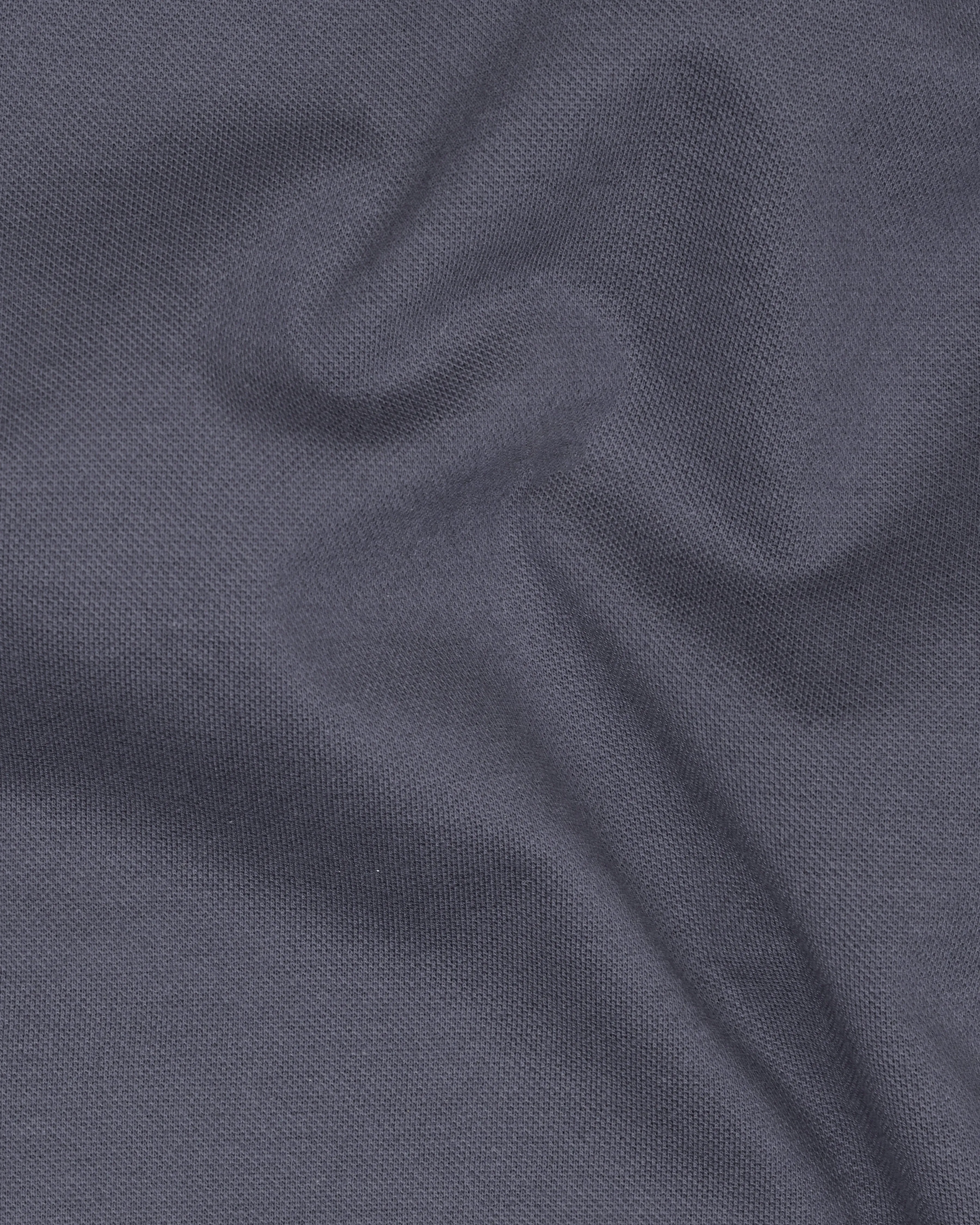 Abbey Grey Super Soft Organic Cotton Mercerised Pique Polo