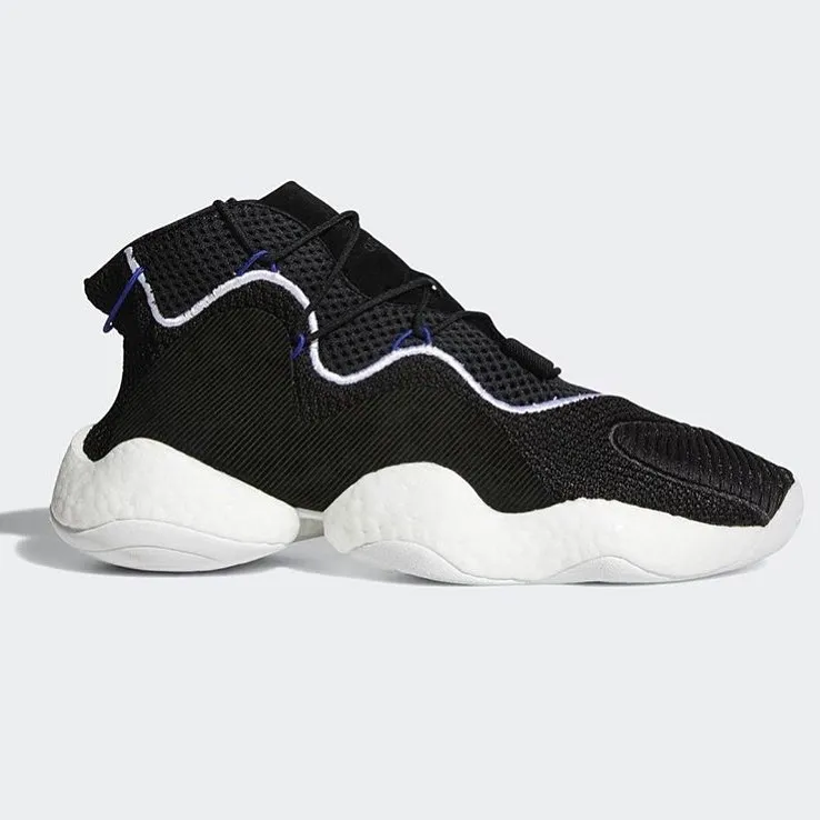 ADIDAS ORIGINALS CRAZY BYW LVL 1 BOOST YOU WEAR BASKETBALL BLACK WHITE PURPLE CQ0991