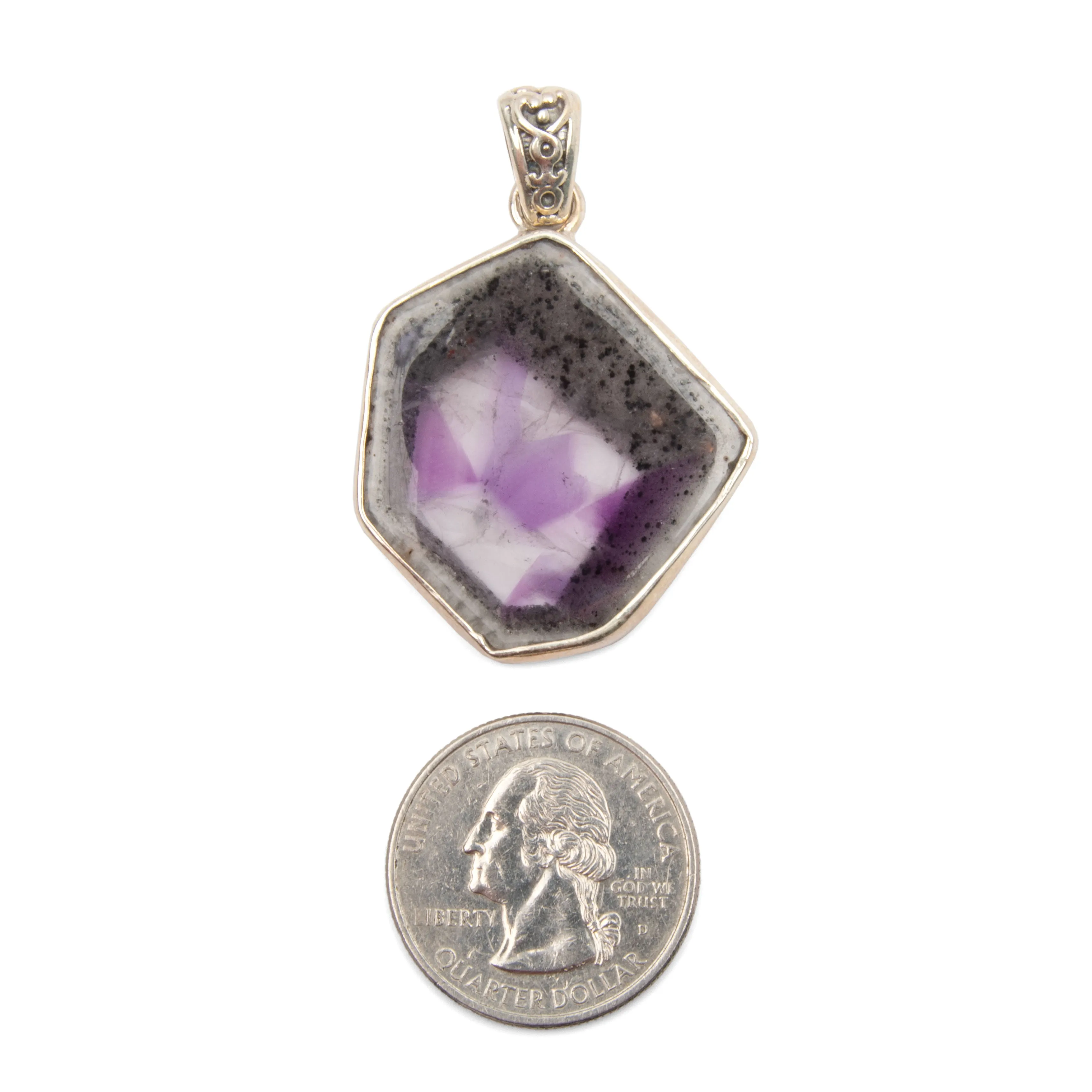 Amethyst - Zoned, Pendant