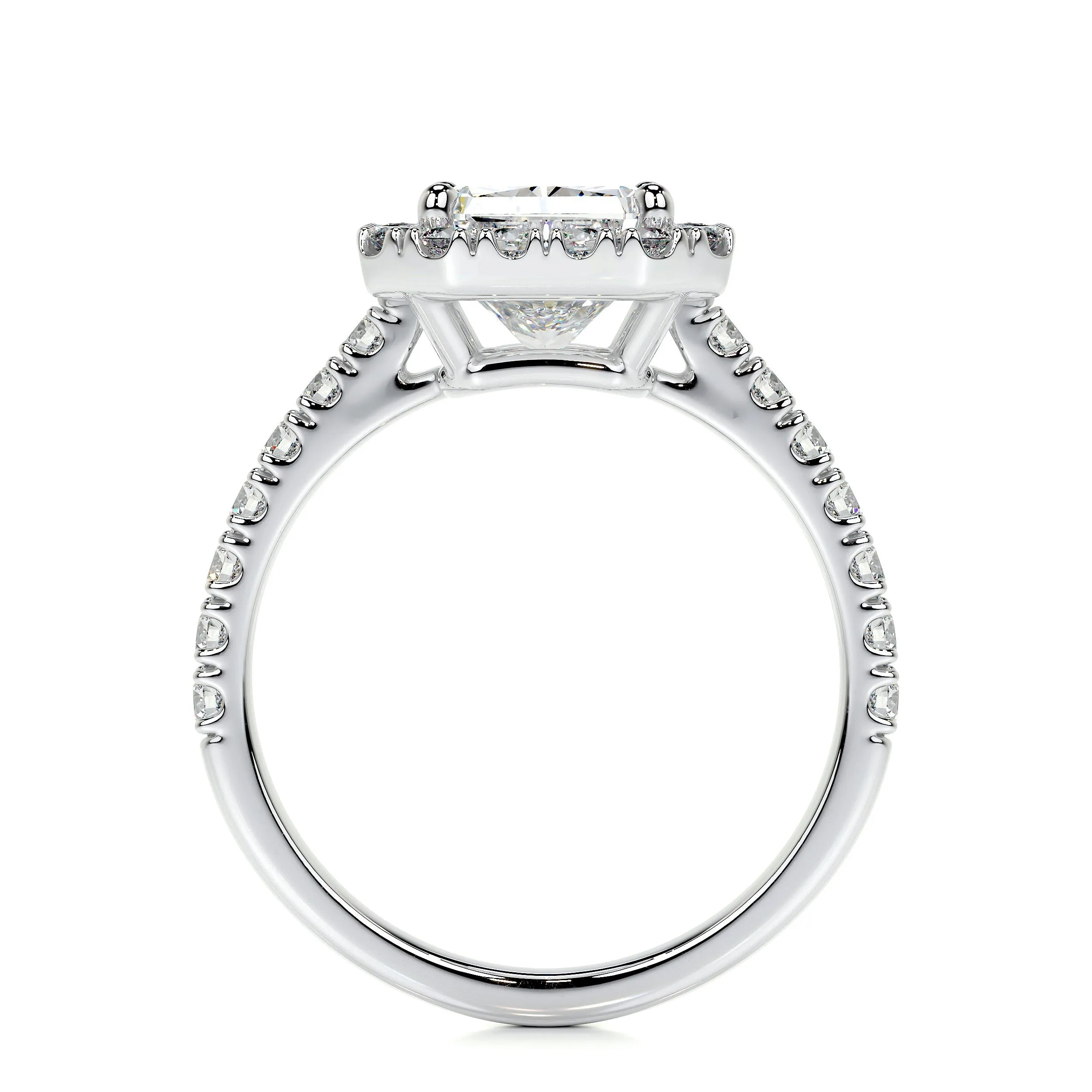 Andrea Lab Grown Diamond Ring -18K White Gold