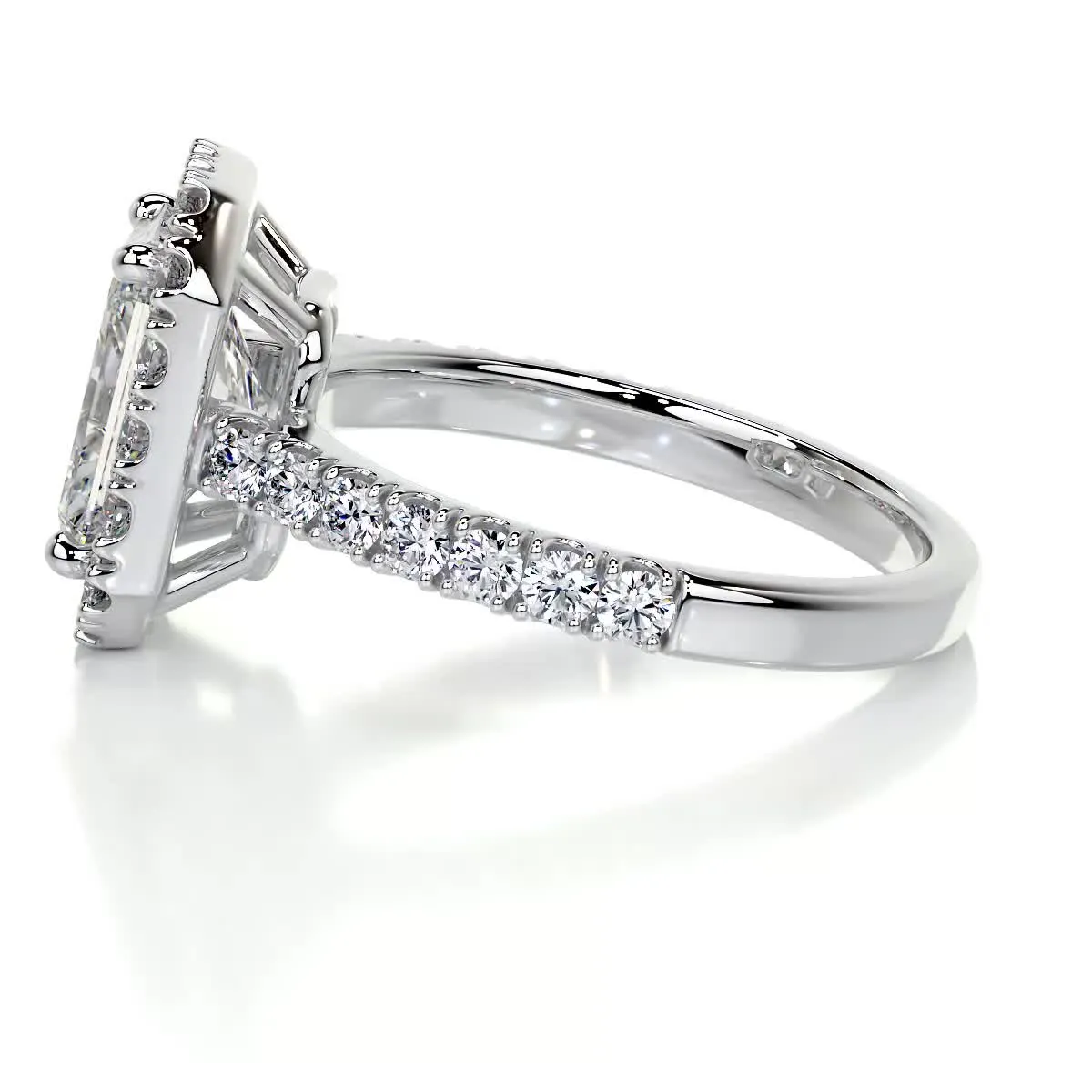 Andrea Lab Grown Diamond Ring -18K White Gold