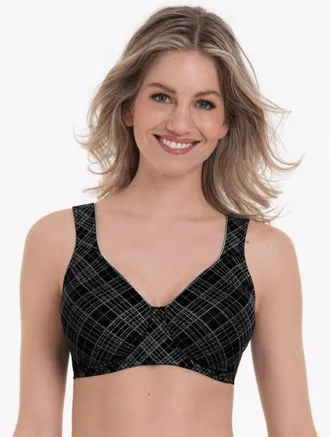 Anita Rosa Faia Twin Art Underwired Bra - Black/Grey