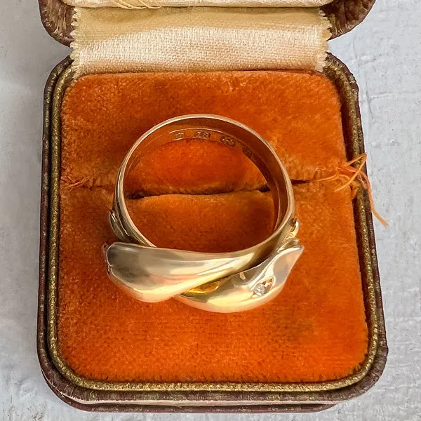 Antique Double Snake Ring