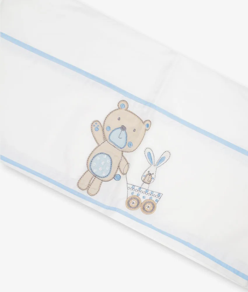 Baby Cot Sheet – Blue Bear Theme