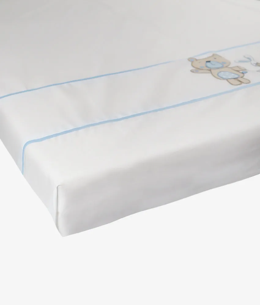 Baby Cot Sheet – Blue Bear Theme