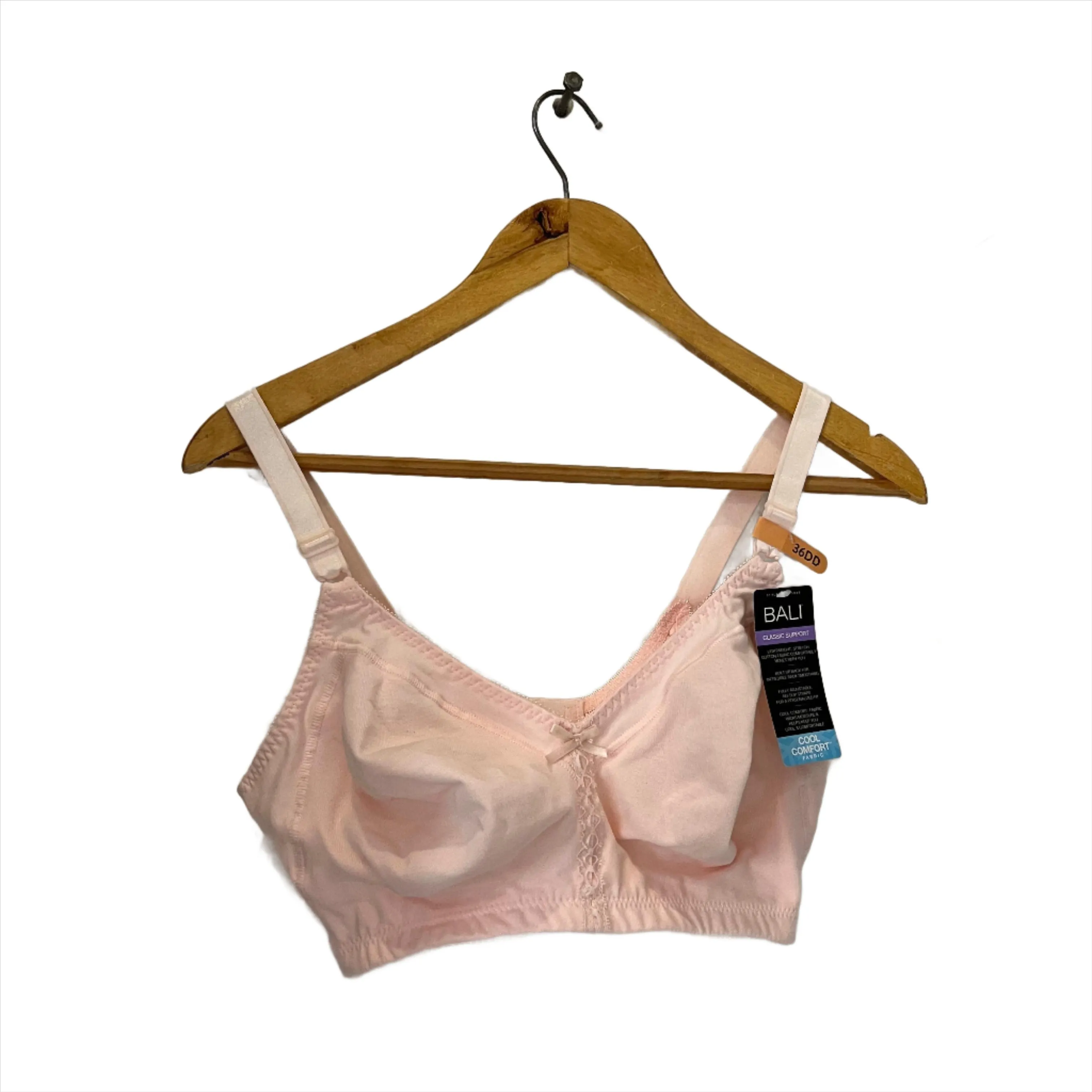 Bali Blush Pink Classic Support Cotton Bra | Brand New |