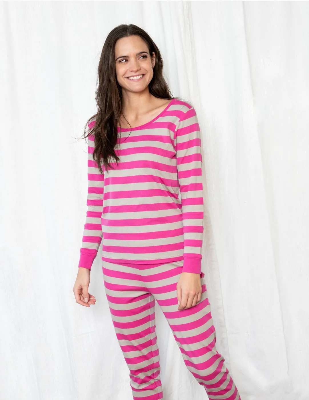 Berry & Chime Stripes Matching Family Pajama Set