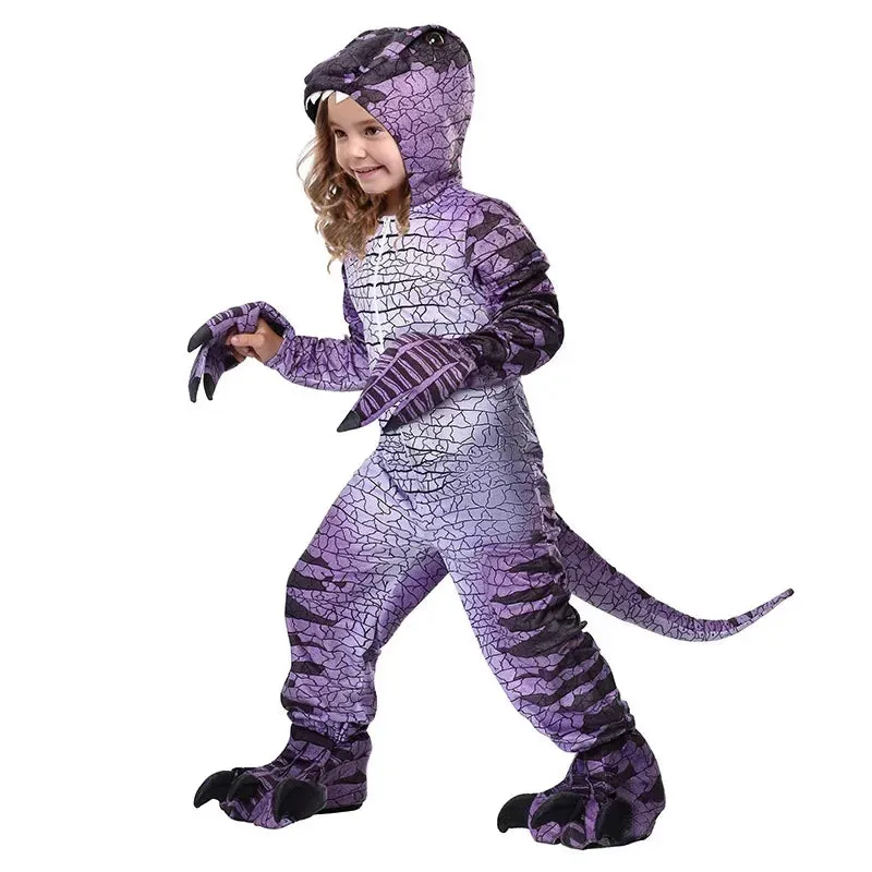 Boys T-Rex Dinosaur 3D Costume Jumpsuits