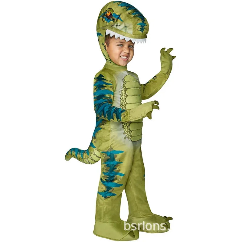 Boys T-Rex Dinosaur 3D Costume Jumpsuits