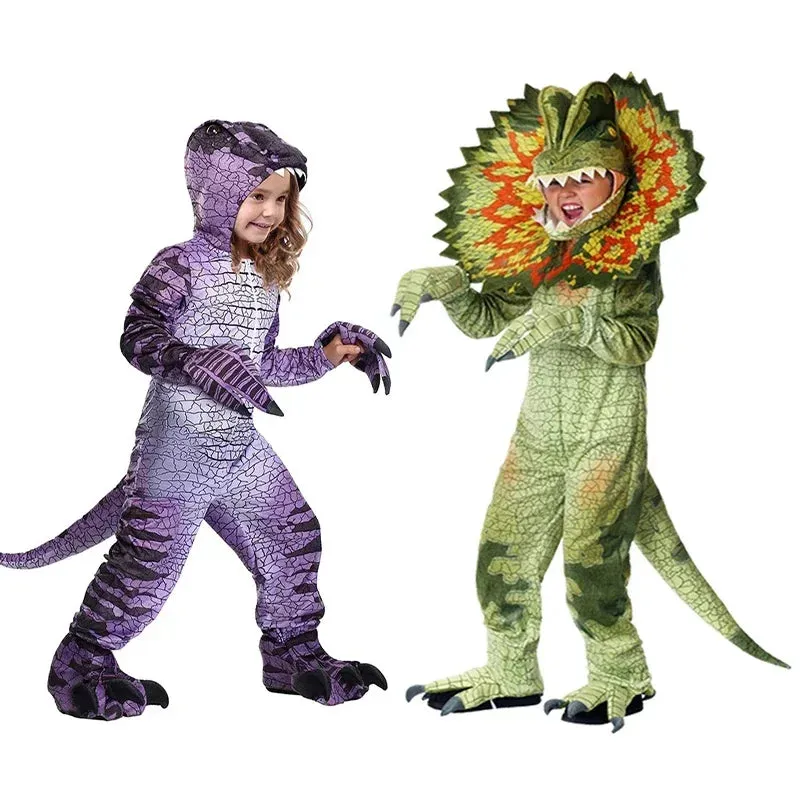 Boys T-Rex Dinosaur 3D Costume Jumpsuits