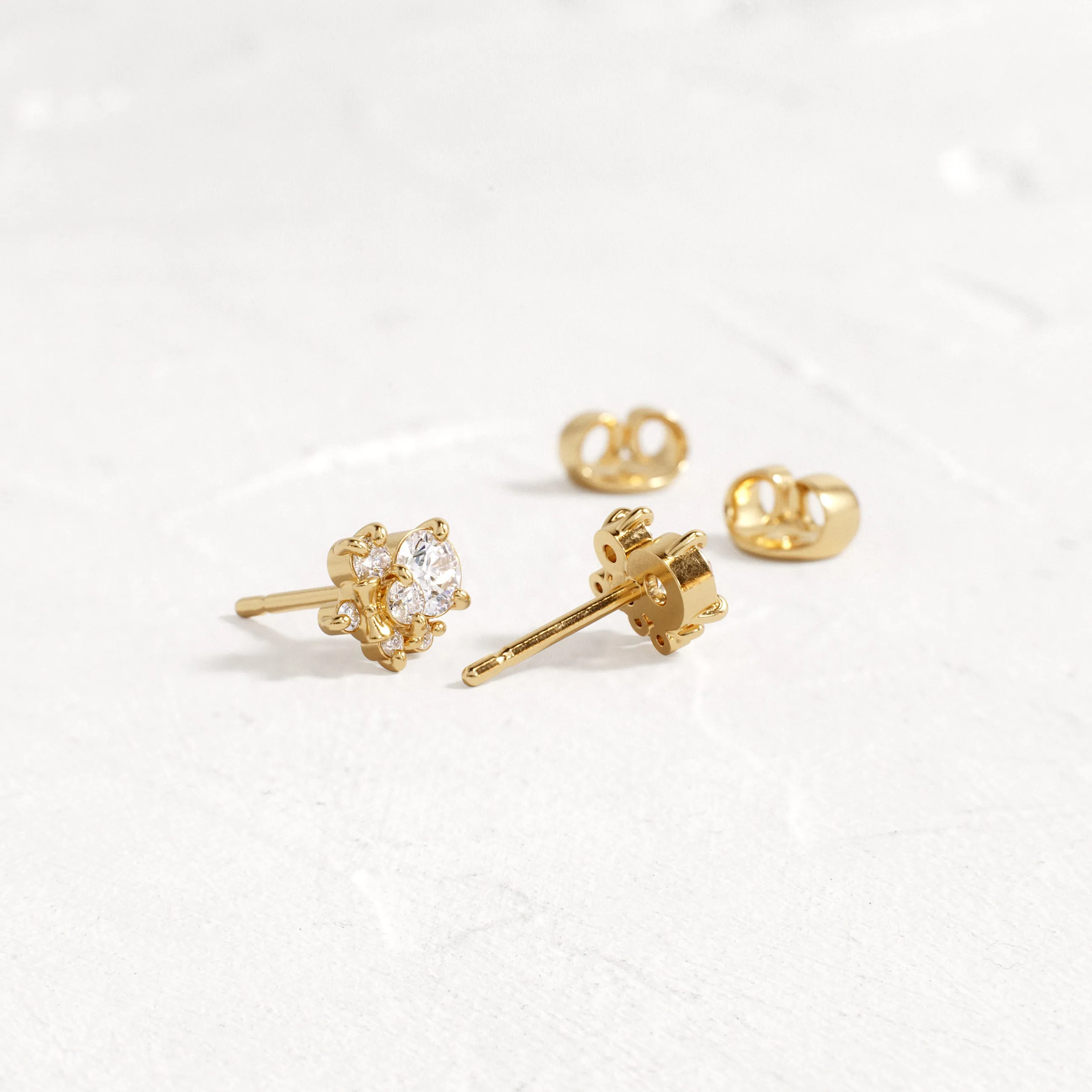 Candy Man Cluster Studs, Diamond - OOS