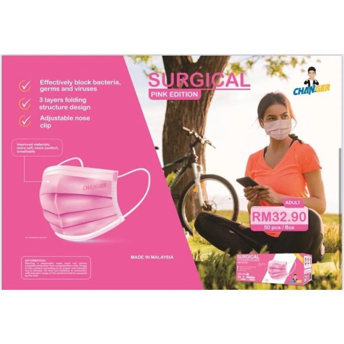 Changer 3ply Medical & Surgical Face Mask by Chan Peng Soon