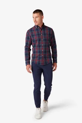 CITY FLANNEL Navy Tartan