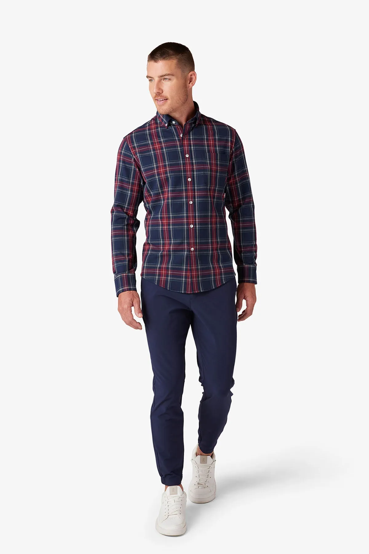 CITY FLANNEL Navy Tartan