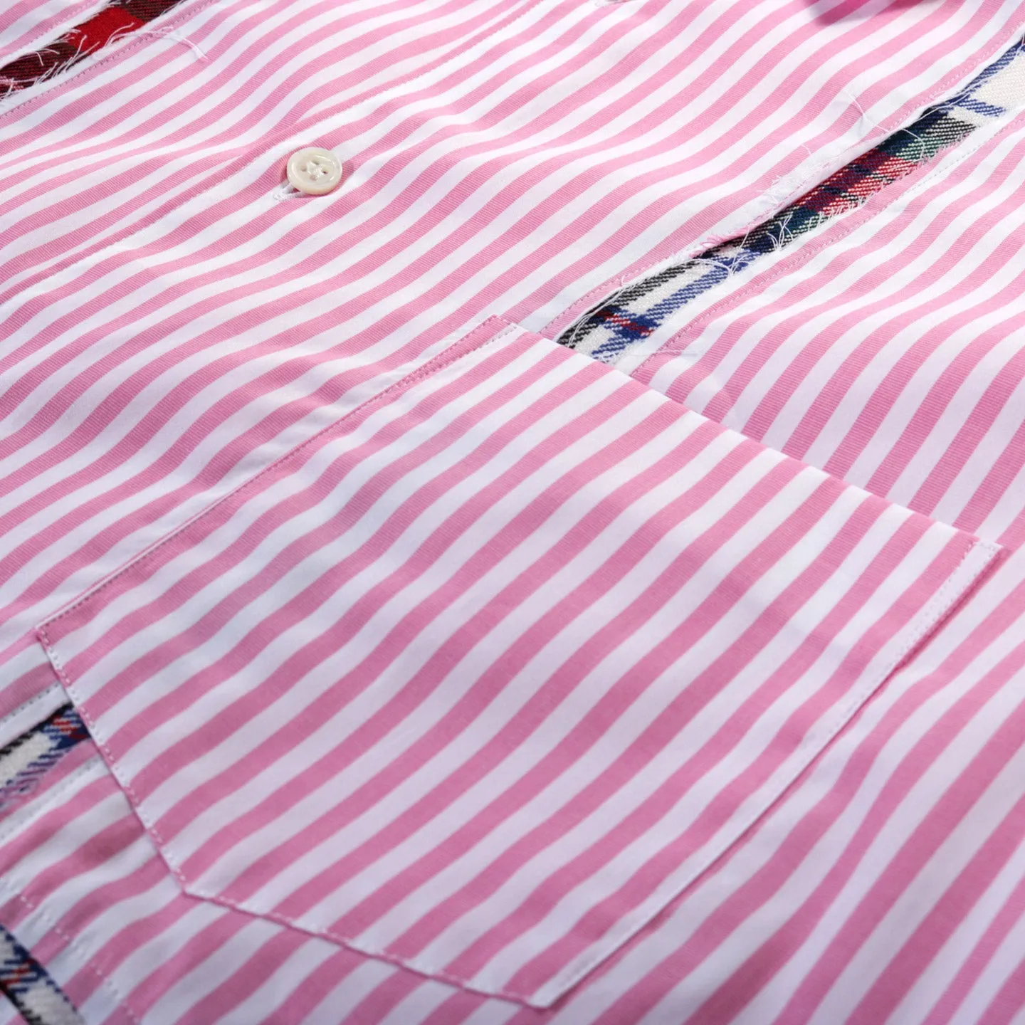 COMME DES GARCONS SHIRT B015 SHIRT PINK / CHECK