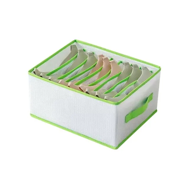 Cotton Linen Folding Clothes Storage Divider Box