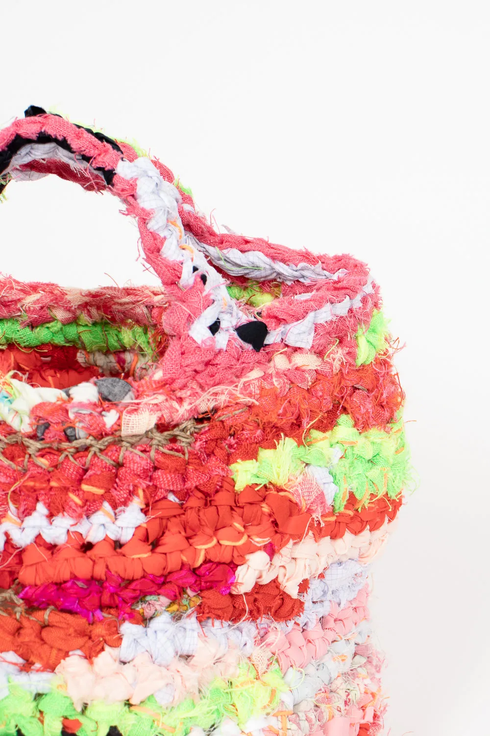 Crochet Bag Pink Multi