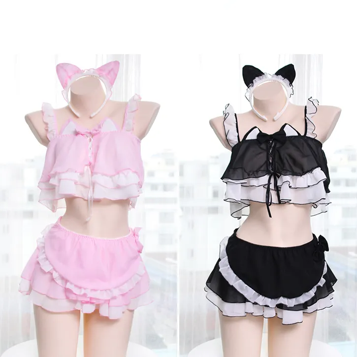 Cute cat two piece set PL50414