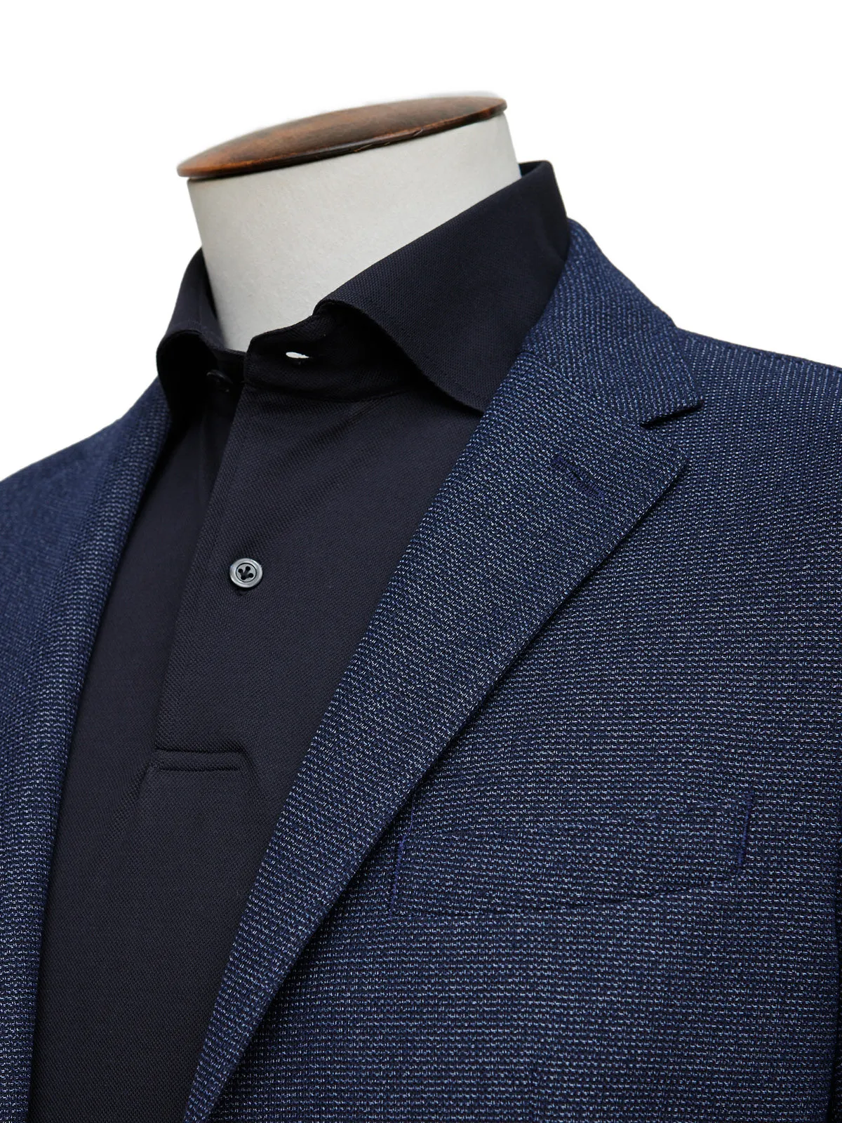 Dark Blue Jersey Blazer