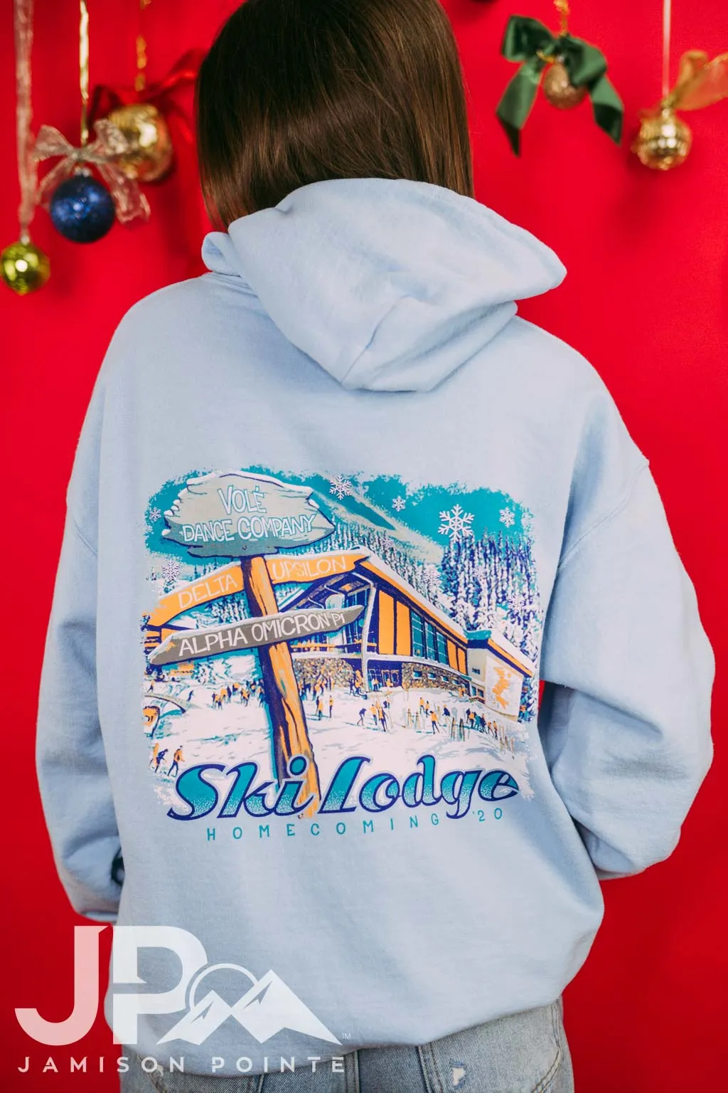 Delta Upsilon Ski Lodge Homecoming Hoodie