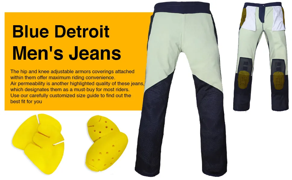 Detroit Navy Blue Jeans