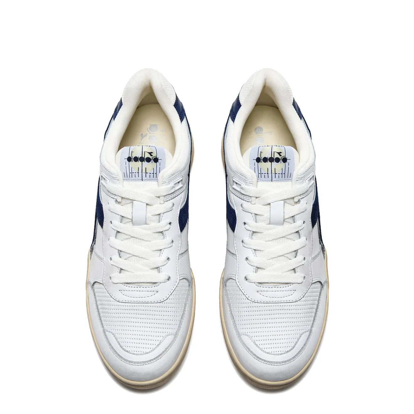 Diadora B.560 Used Trainer White / Blue Corsair