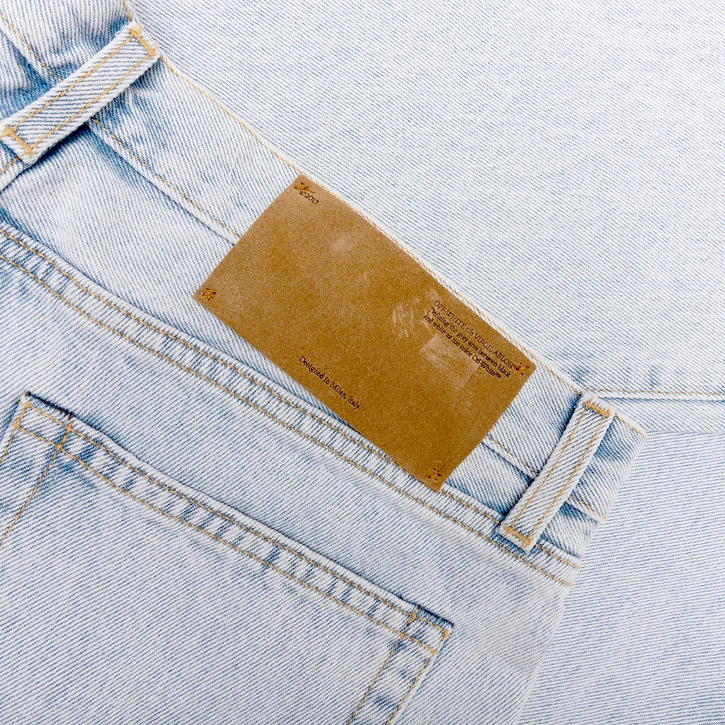 Diag Tab Slim Jeans - Bleach Blue