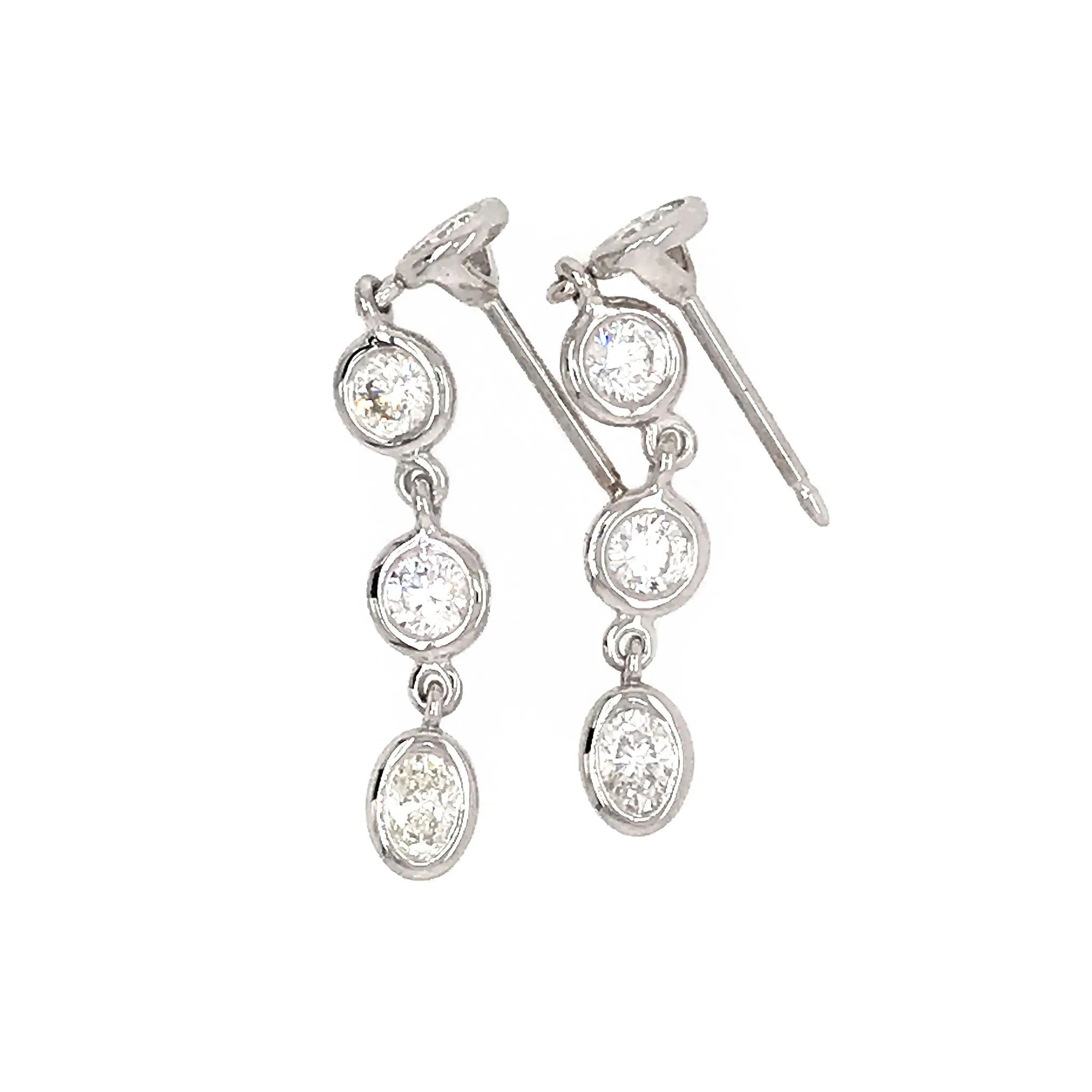 Diamond Drop Earrings