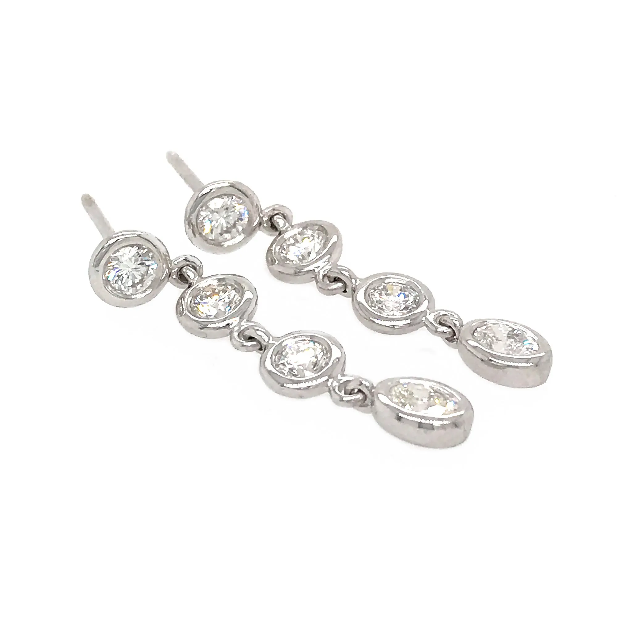 Diamond Drop Earrings