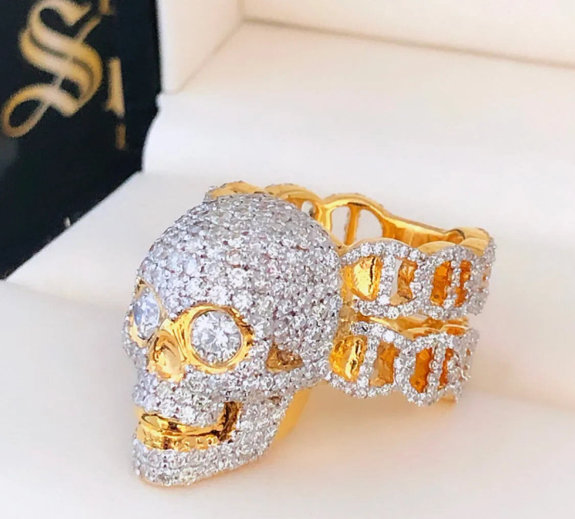 Diamond Skull ring