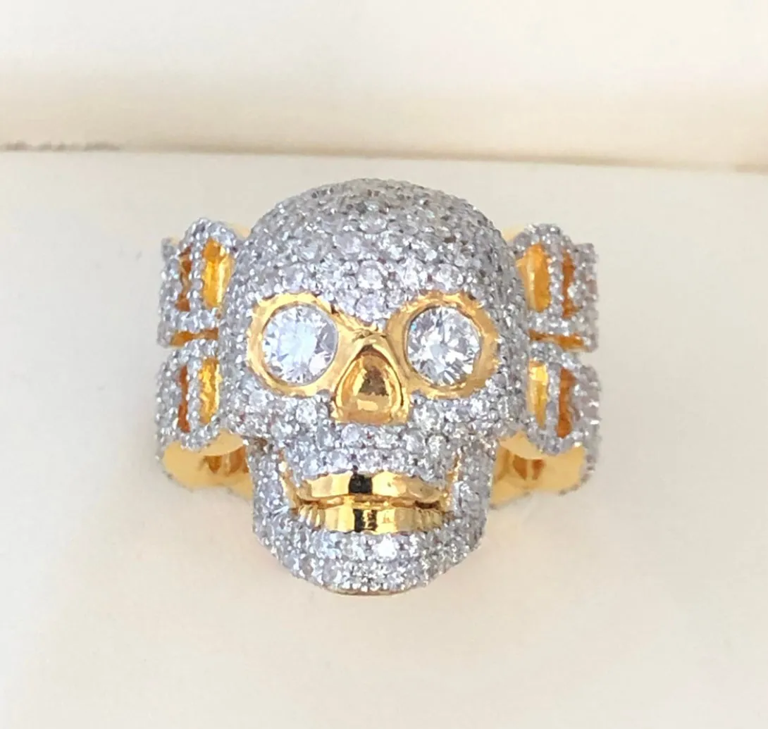 Diamond Skull ring