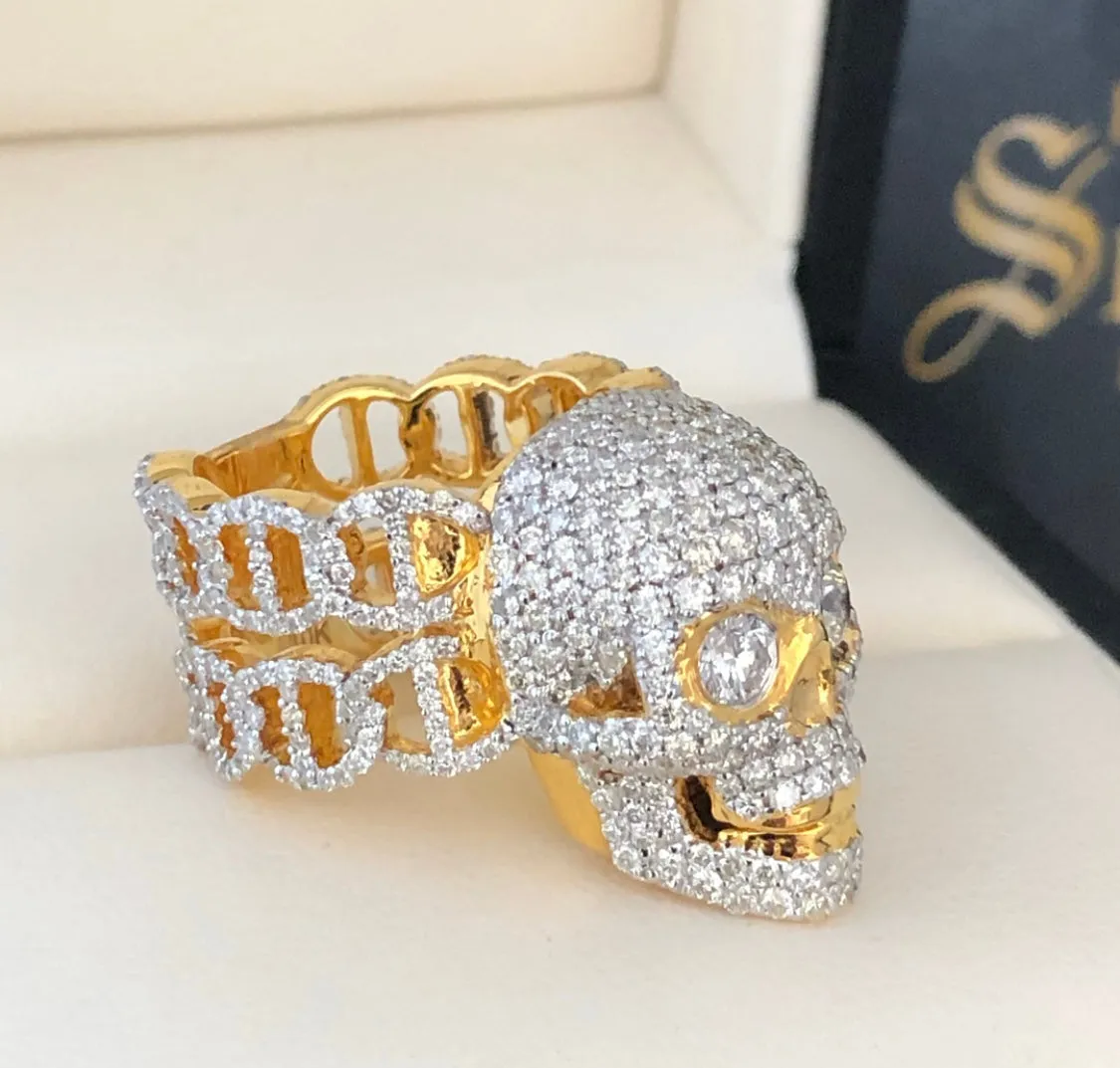 Diamond Skull ring