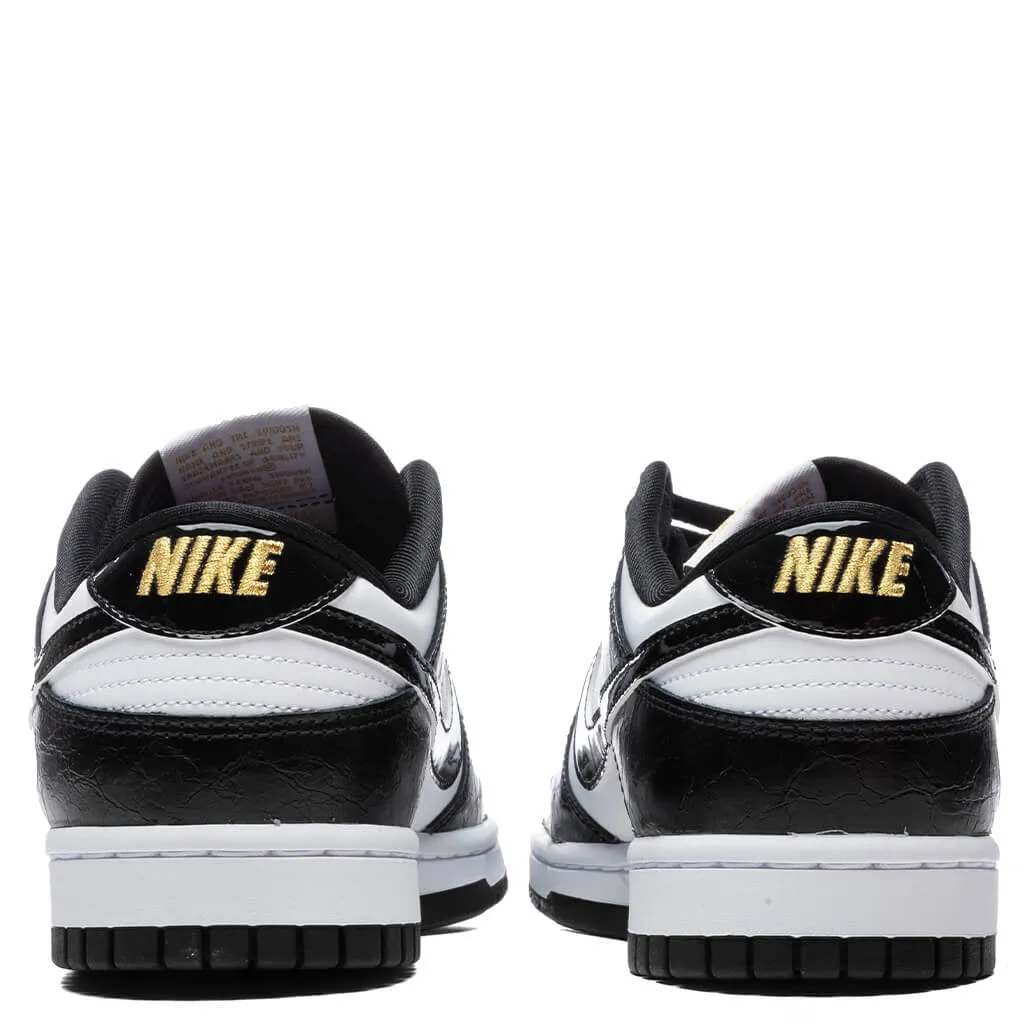 Dunk Low Retro SE - White/Black/Metallic Gold