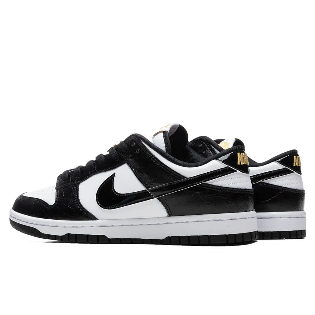 Dunk Low Retro SE - White/Black/Metallic Gold