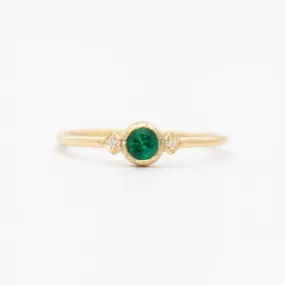 Emerald Sotto Voce Ring