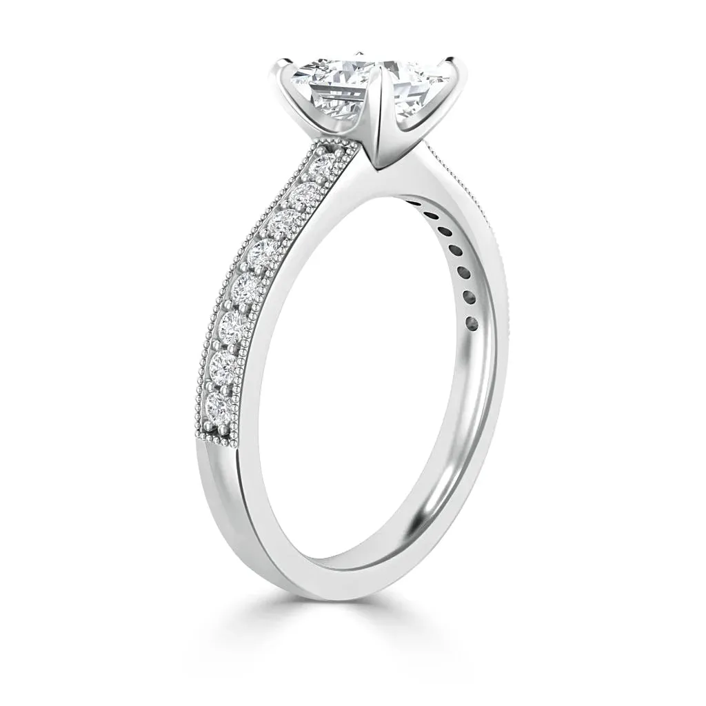 Emma - 18ct White Gold - Princess