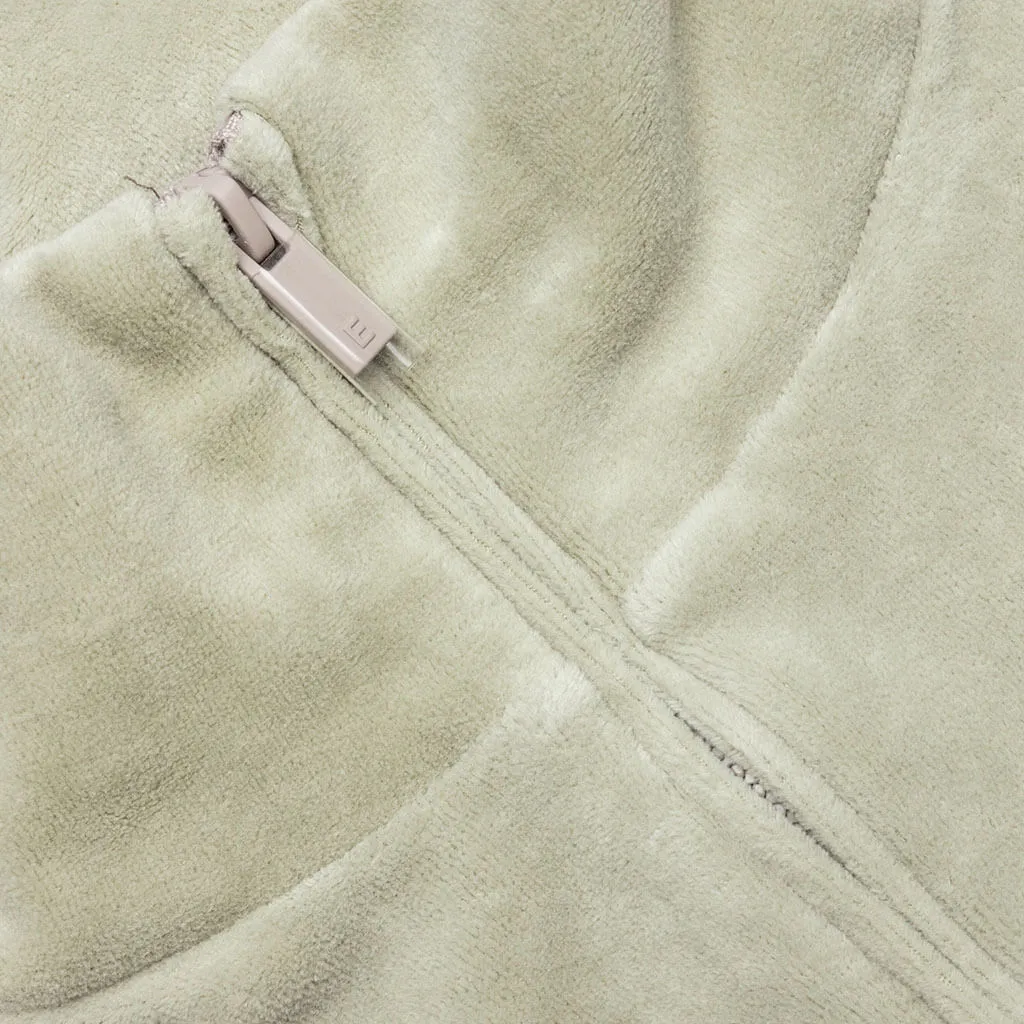 Essentials Women's Velour Mockneck - Seafoam