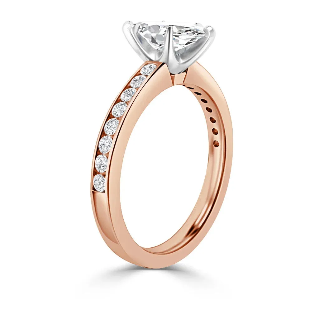 Eva - 18ct Rose Gold - Marquise