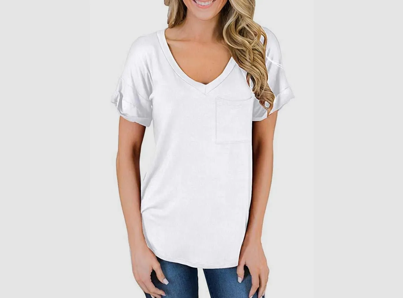 FitVille Women's SoftSway V Tee V3