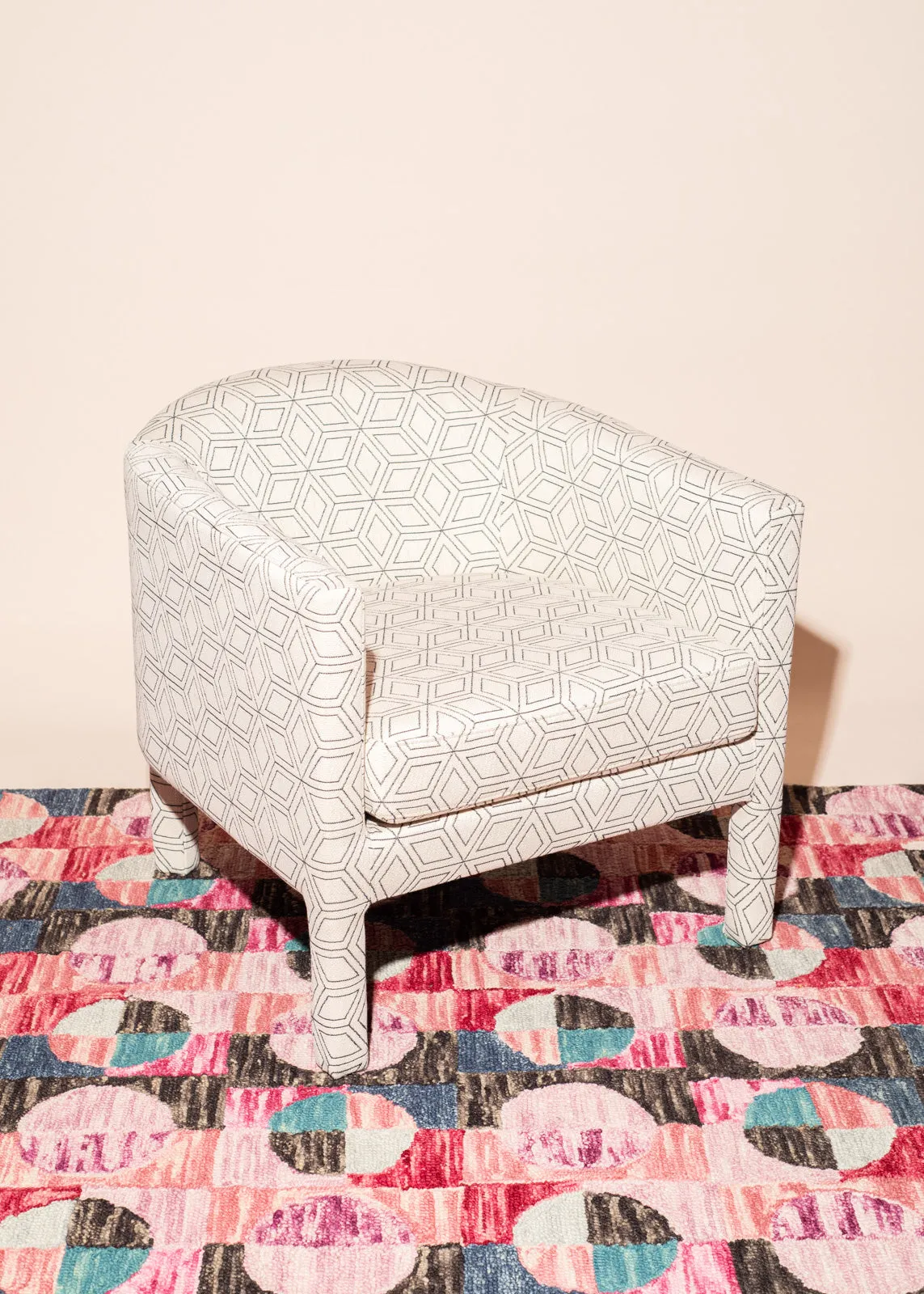 Geo Diamond Accent Chair