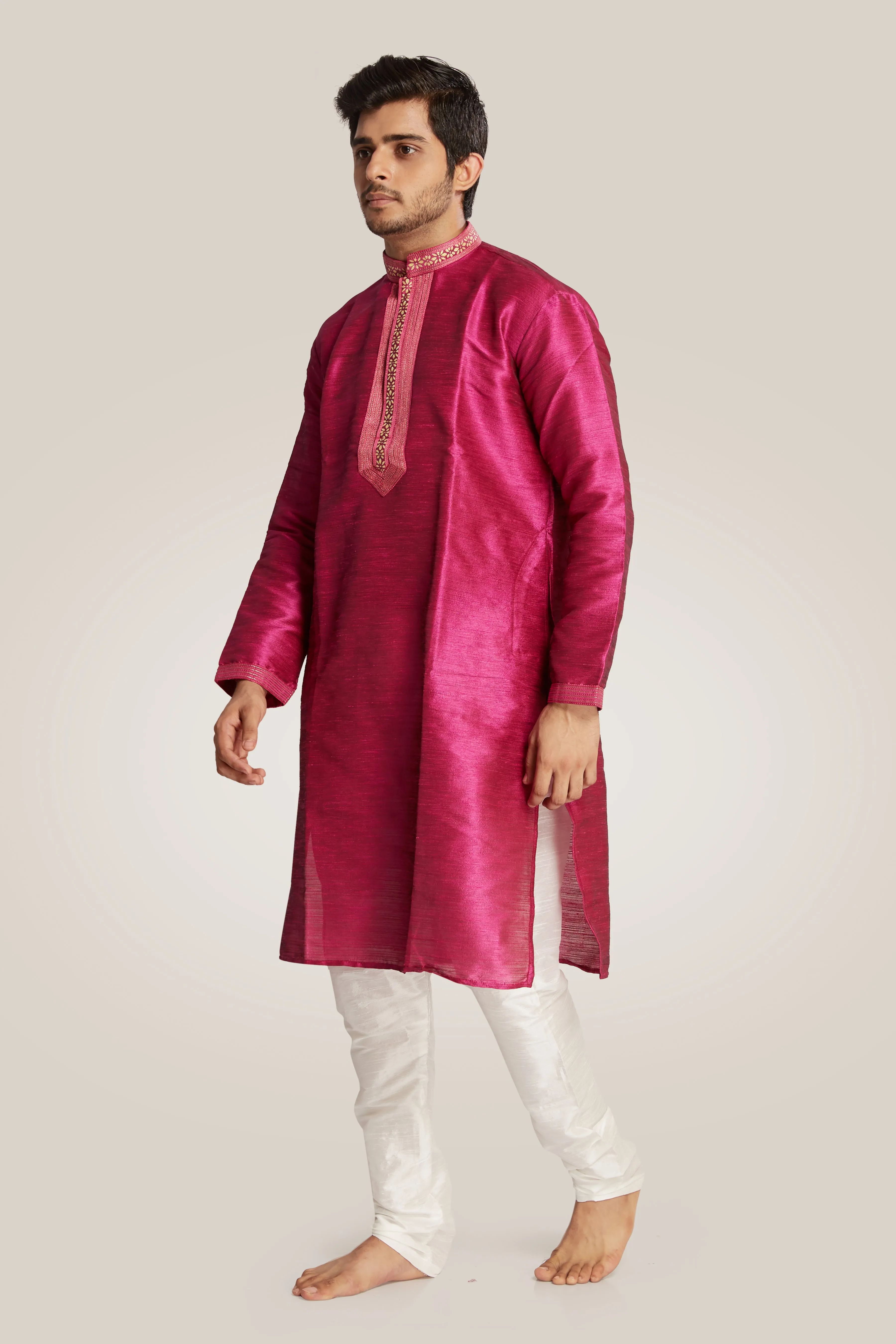 Glossed Regular Fit Kurta