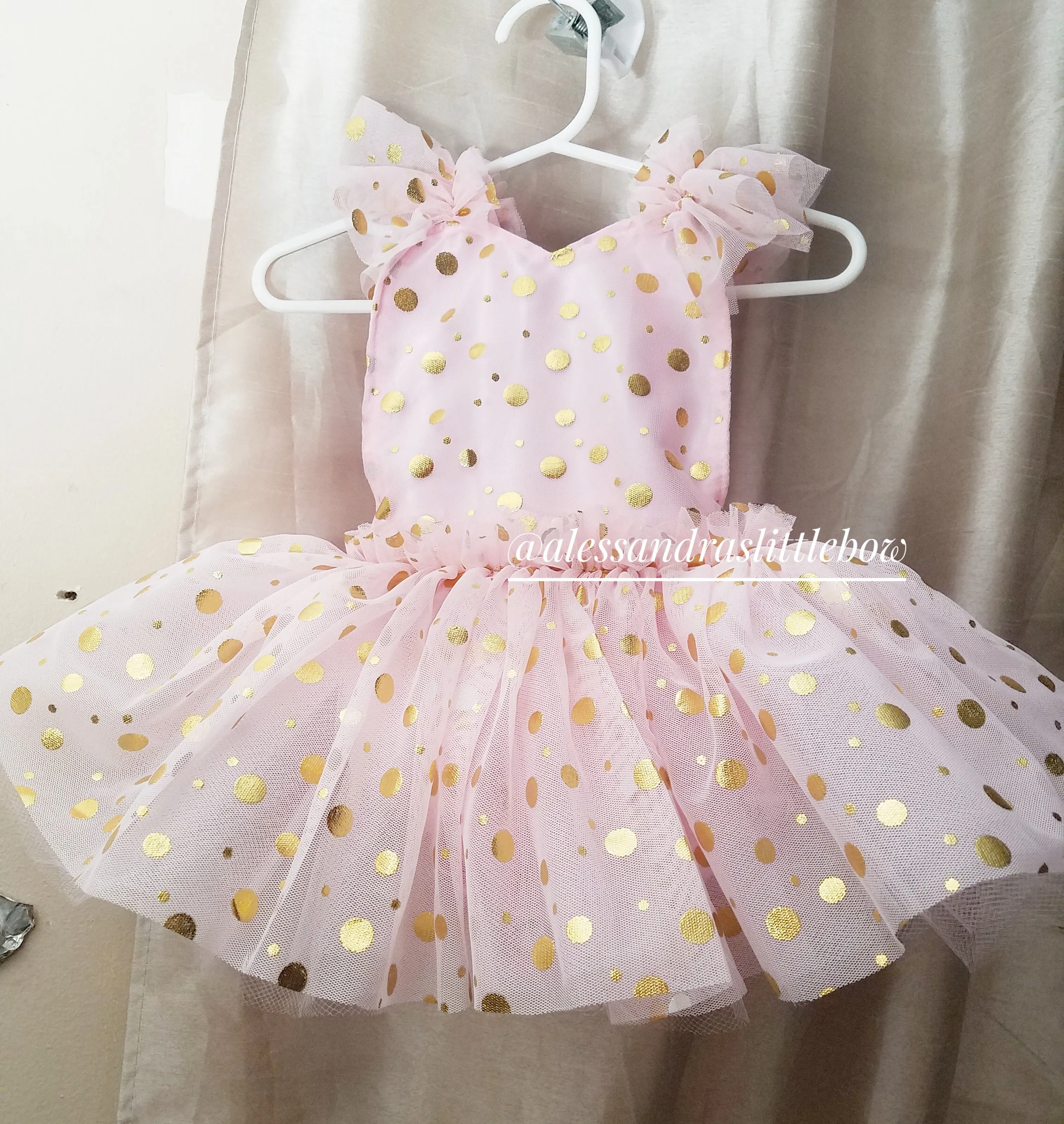 Goldie Dot Romper