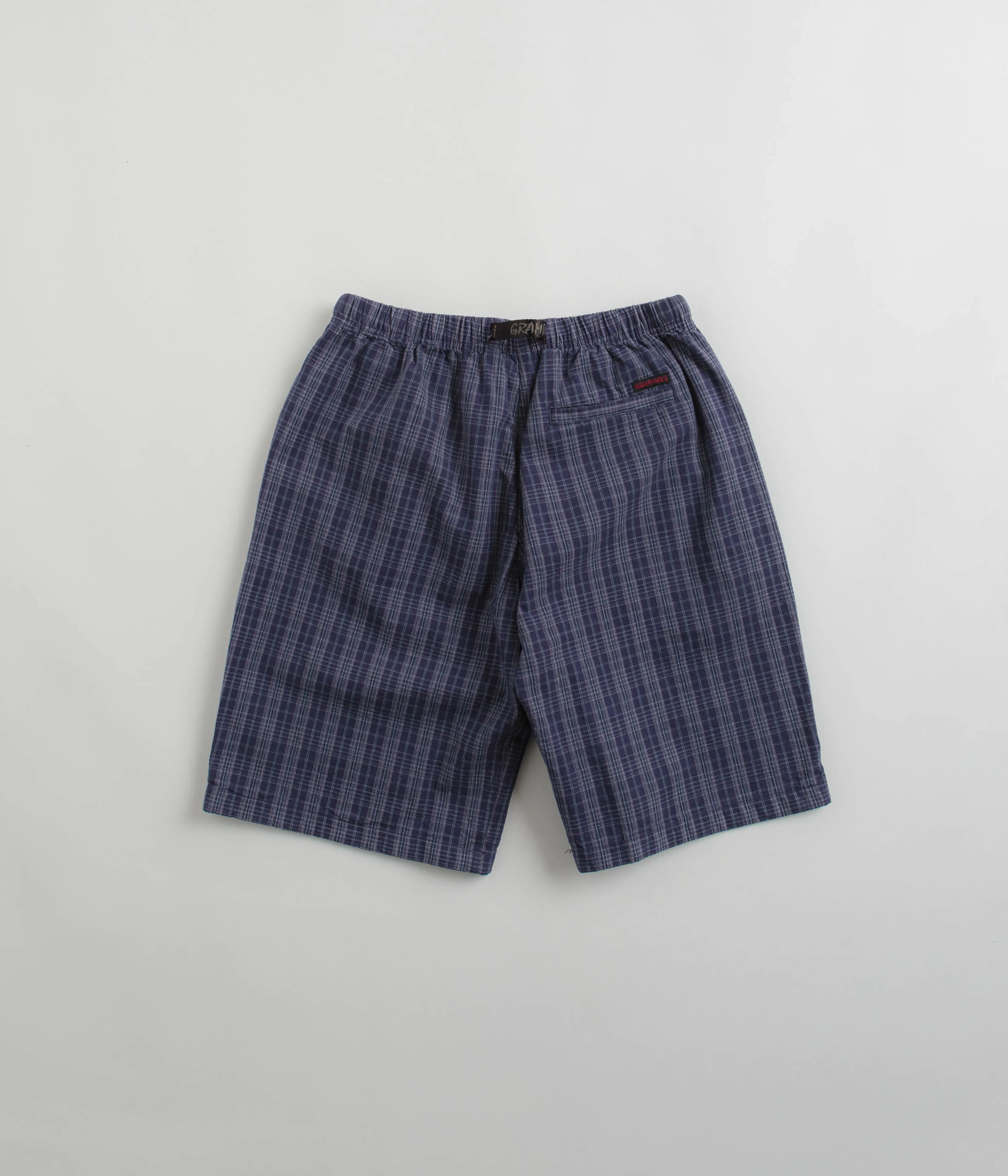 Gramicci OG Yarn Dye Dobby Plaid Jam Shorts - Deep Twilight