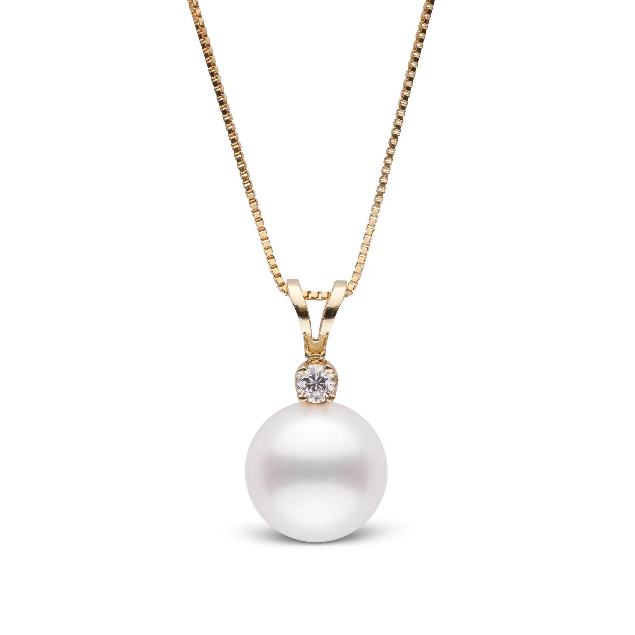 Harmony Collection 9.0-10.0 mm Freshadama Freshwater Pearl & Diamond Pendant