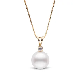 Harmony Collection 9.0-10.0 mm Freshadama Freshwater Pearl & Diamond Pendant