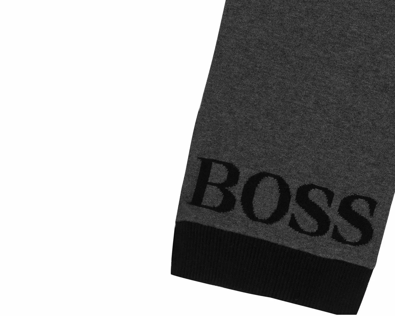 Hugo Boss J21192 871 Cotton Scarf Grey